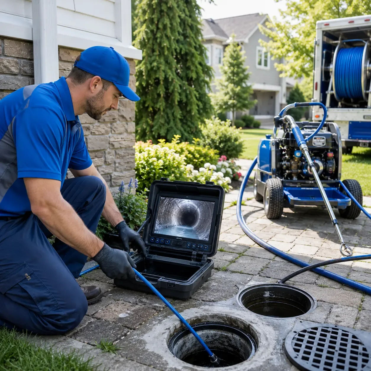 Outdoor drain cleaning professionals serving Preston, CT