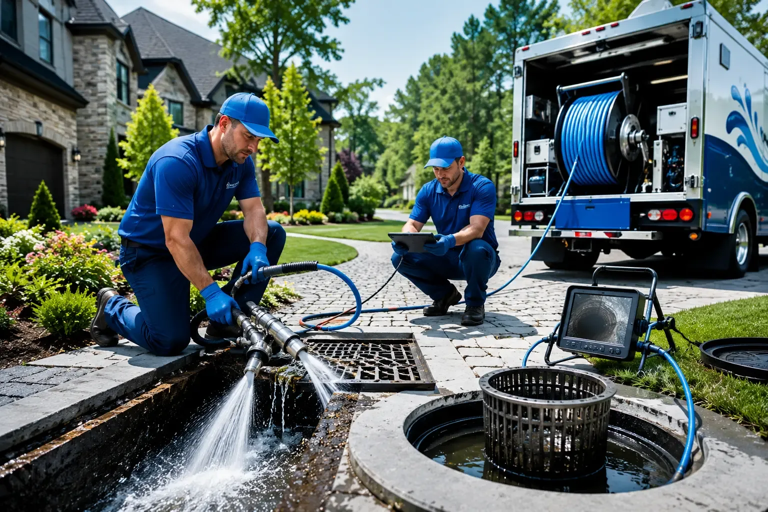 Local outdoor drain cleaning professionals in Preston, CT